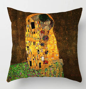 Klimt The Kiss Cushion Cover