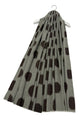 Bold Polka Dot Print Wool Frayed Scarf