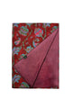 Paisley Floral & Butterfly Print Wool Frayed Scarf