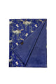 Moose Animal Print Wool Frayed Scarf