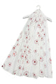 Red Poppy Foiled Print Scarf