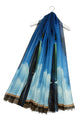 Apple René Magritte Inspired Art Print Frayed Scarf