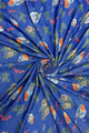 Robin & Berry Print Frayed Scarf