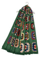 Retro Circle Wool Frayed Scarf