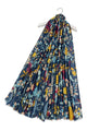 Botanical Mixed Floral Print Frayed Scarf