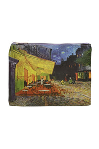 Van Gogh Terrace At Night Print - Mini Clutch