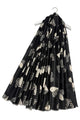 Leopard and Zebra Love Heart Print Frayed Scarf