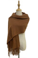 Soft Wool Tassel Blanket Wrap Scarf