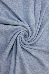 Plain Cuffed Diagonal Drape Wool Poncho