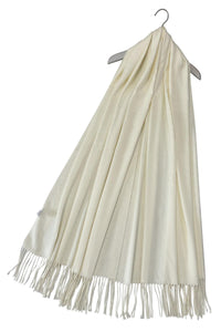 Super Soft Plain Tassel Scarf