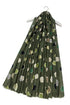 Foiled Polka Dot Frayed Scarf