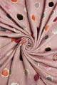 Foiled Polka Dot Frayed Scarf
