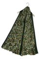 Chevron Print Frayed Scarf