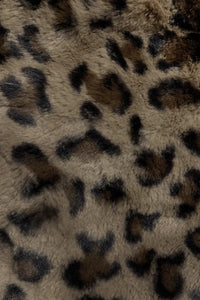 Soft Furry Leopard Print Snood - Fashion Scarf World