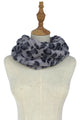 Soft Furry Leopard Print Snood - Fashion Scarf World