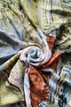 Painted Farmhouse Scene Print Silk Scarf - Fashion Scarf World