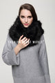 Soft Fur Long Scarf - Black - Fashion Scarf World
