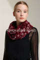 Foiled Snowflake Soft Twist Snood - Fashion Scarf World