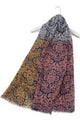 Damask Floral Print Scarf - Fashion Scarf World