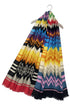 Bold ZigZag Aztec Print Frayed Scarf
