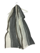 Wide Block Stripe Pure Cashmere Scarf