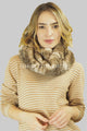 Snakeskin Print Faux Fur Soft Snood - Fashion Scarf World
