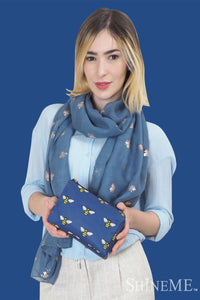 Bee Insect Print Bag Collection - Cosmetics - Fashion Scarf World