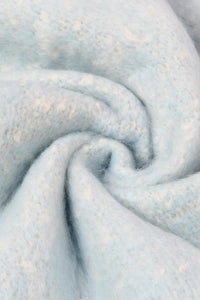 Speckled Fluffy Tassel Blanket Wrap - Fashion Scarf World