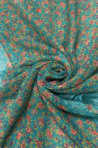 Ditsy Floral Print Chiffon Scarf