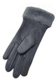 Plain Soft Faux Fur Touchscreen Gloves