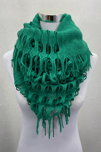 Netted (Two Way) Wrap Around Scarf To Snood
