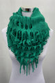 Netted (Two Way) Wrap Around Scarf To Snood