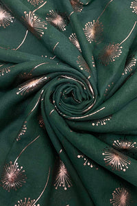 Rose Gold Dandelion Print Scarf