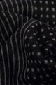 Reversible Dots & Pin Stripes Print Frayed Men/Unisex Scarf - Fashion Scarf World