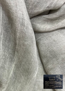 Made In Italy Plain Bamboo Scarf - Grey