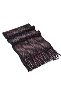 Zigzag Knitted Tassel Unisex Scarf - Fashion Scarf World