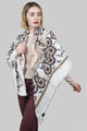 Orchid Paisley Print Blanket Wrap - Fashion Scarf World