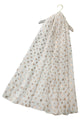 Rose Gold Sketched Heart Foiled Scarf