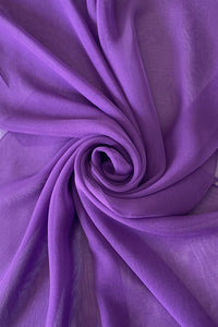 Slim Plain Chiffon Scarf