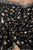 Speckle Leopard Print Scarf with Border and Frayed Edge