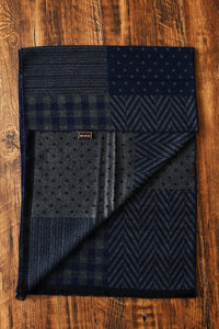 Zigzag Multi Check Frayed Unisex Scarf - Fashion Scarf World
