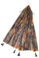 African Print Tasselled Corner Scarf - Fashion Scarf World