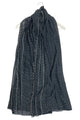 Stitches Pattern Frayed Scarf