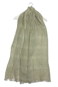 Plain Crinkle Scarf