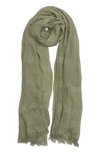 Plain Crinkle Scarf