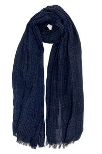 Plain Crinkle Scarf