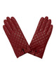 Real Leather Square Quilted Gloves