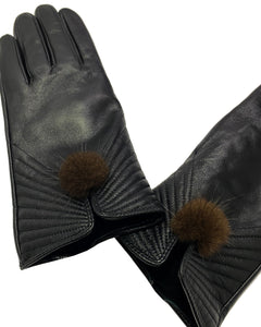 Lined Real Leather Gloves
