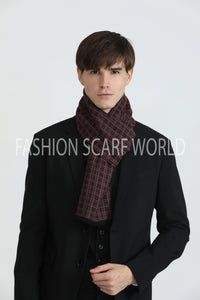 Fine Check Men/Unisex Scarf