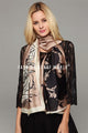 Luscious Rose Print Silk Scarf - Fashion Scarf World